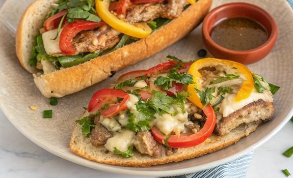 chicken cheesesteaks