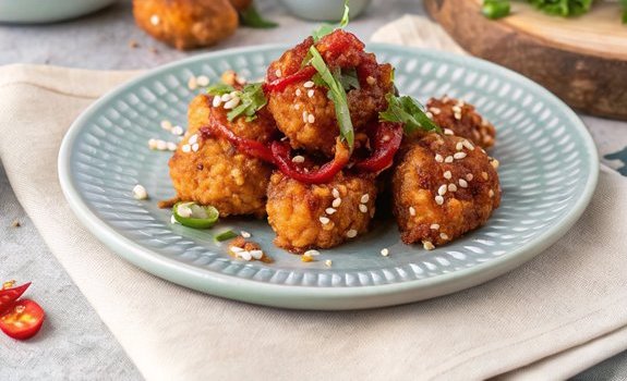 korean fried chicken bites