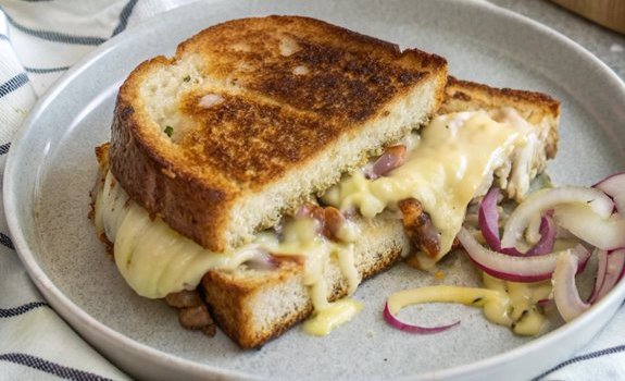 onion grilled cheese