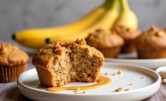 peanut butter banana muffins healthy