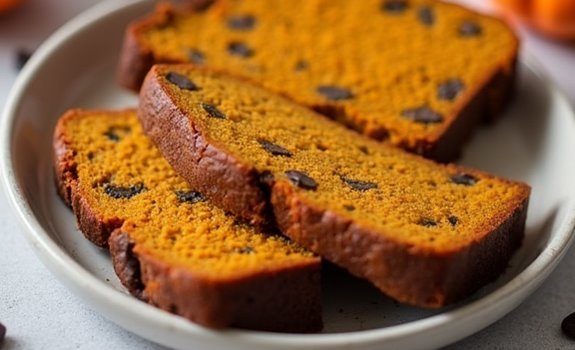 pumpkin chocolate chip bread