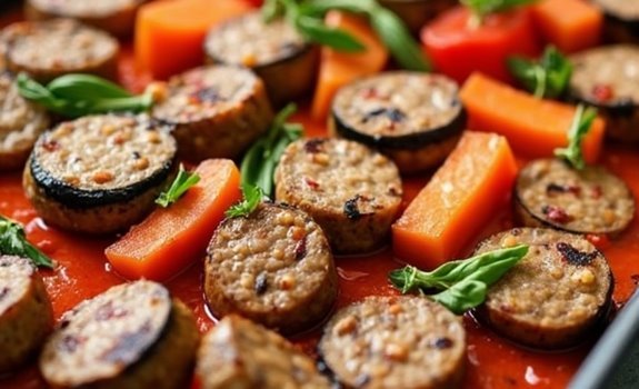 sausage and veggie sheet pan