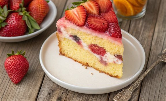 southern style strawberry cake